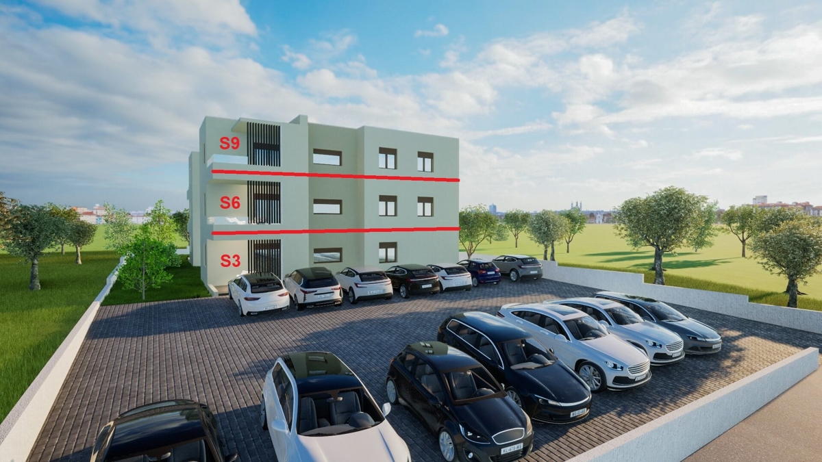 Apartma, Vodice, Dalmacija, novogradnja