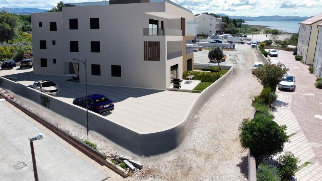 Apartma, prvo nadstropje, Vodice-Srima, pogled na morje.