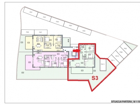 Vodice, Srima, stanovanje v pritličju, 100 m od morja