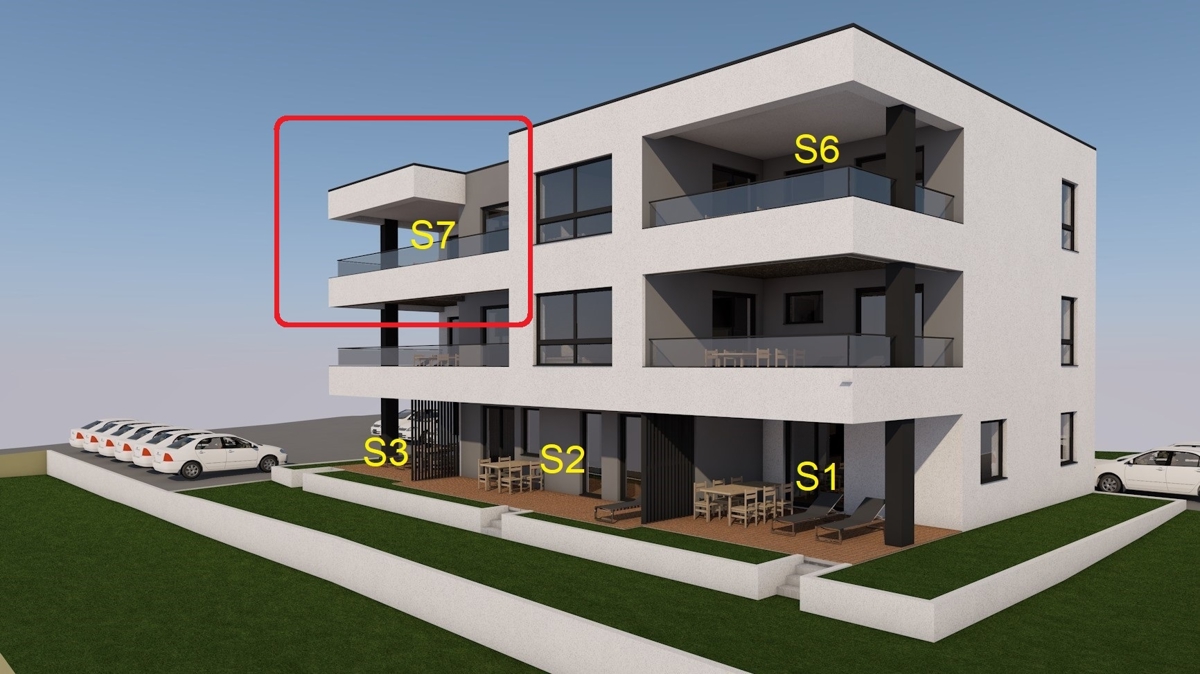 Apartma/Stanovanje Vodice,novogradnja, 97.78 m²,273784€ 