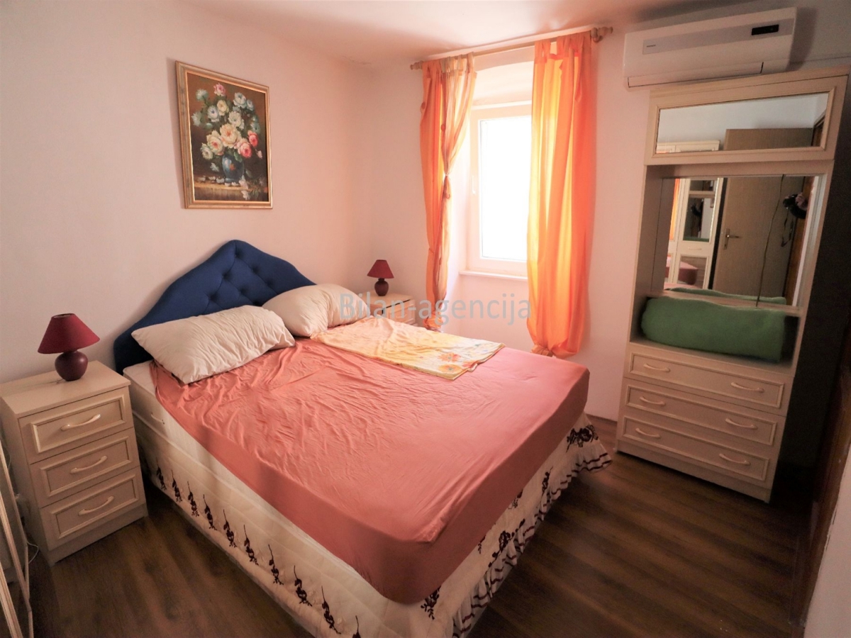 Betina, Murter, hiša, center, strešna terasa, pogled na morje