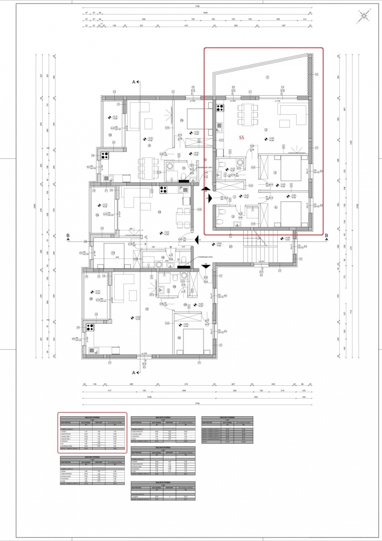 Apartma/Stanovanje Vodice, 78,40m2