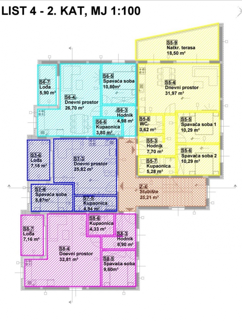 Apartma/Stanovanje Vodice, 78,40m2