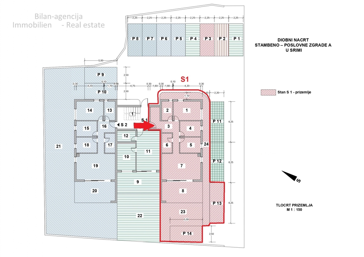 Apartma v pritličju, Srima, Vodice