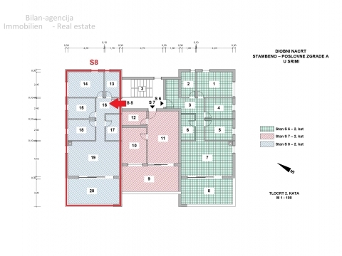 Srima, Vodice, stanovanje z razgledom na morje
