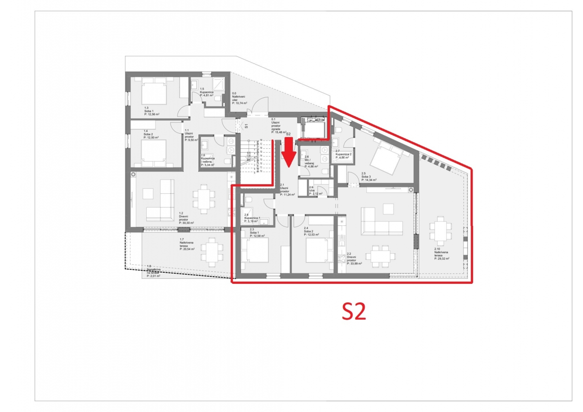 Prodamo, stanovanje z vrtom, pritličje, Tribunj, 399.000€