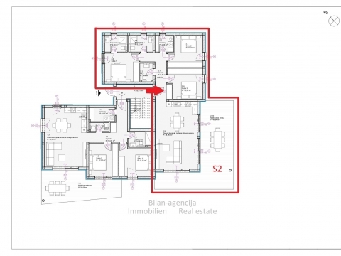 Apartma/Stanovanje Tribunj, 152,95m2