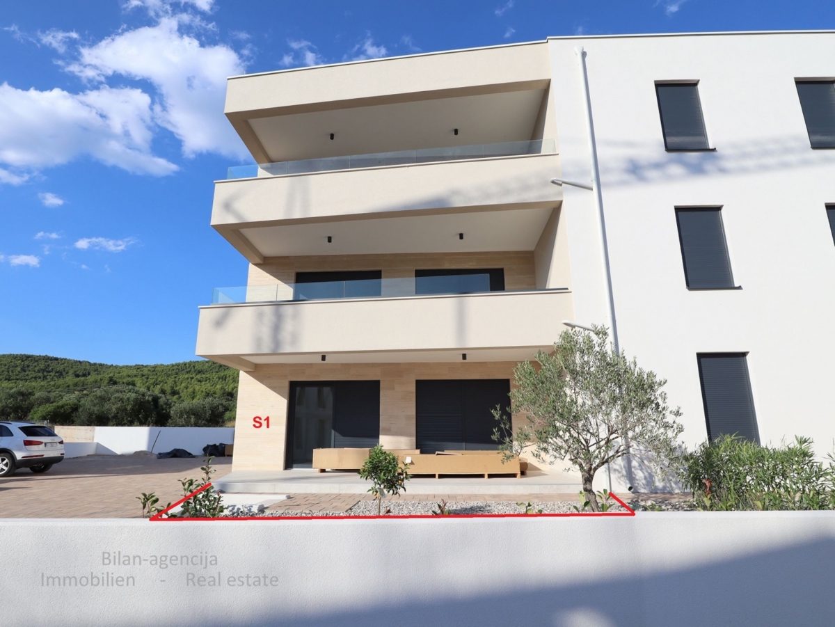 Tribunj, novogradnja, pritličje, vrt, 299.000 €, 97.56m2