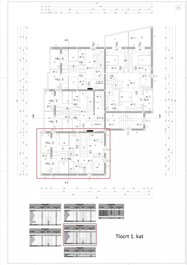 Apartma/Stanovanje Vodice, 125,82m2