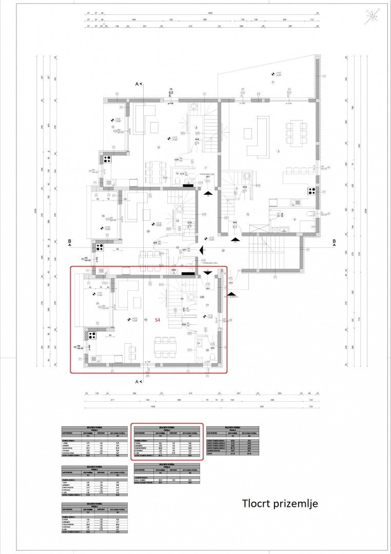 Apartma/Stanovanje Vodice, 125,82m2