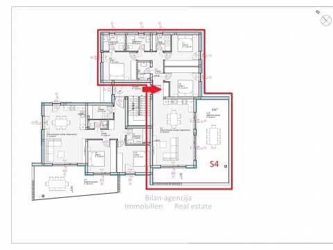 Apartma/Stanovanje Tribunj, 133m2