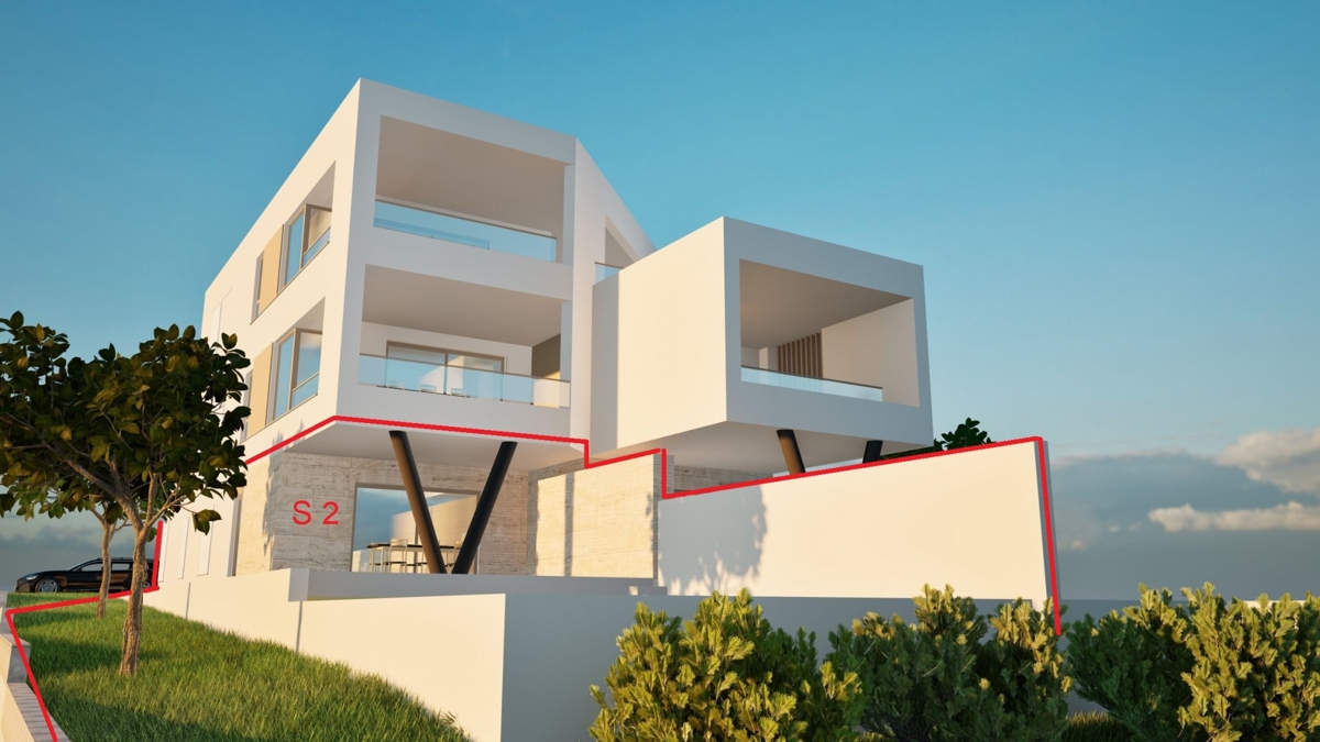 Vodice, pritlični apartma, vrt, bazen, 342,39 m2.