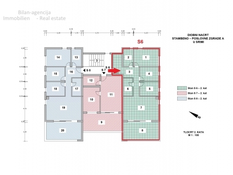 Vodice, Dalmacija, apartma s 3 spalnicami in pogledom na morje