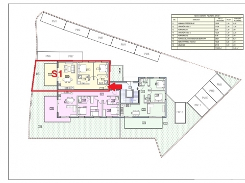 Vodice, Srima, stanovanje v pritličju, vrt