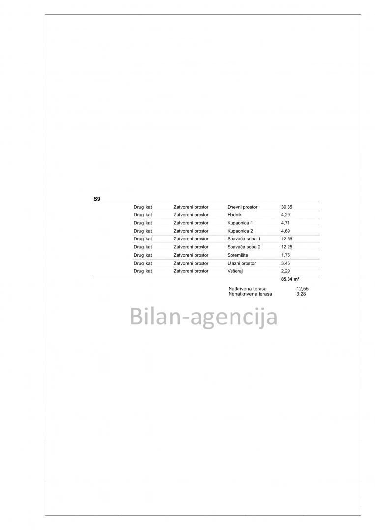 Vodica, stanovanje, 2. nadstropje, pogled na morje, dvigalo