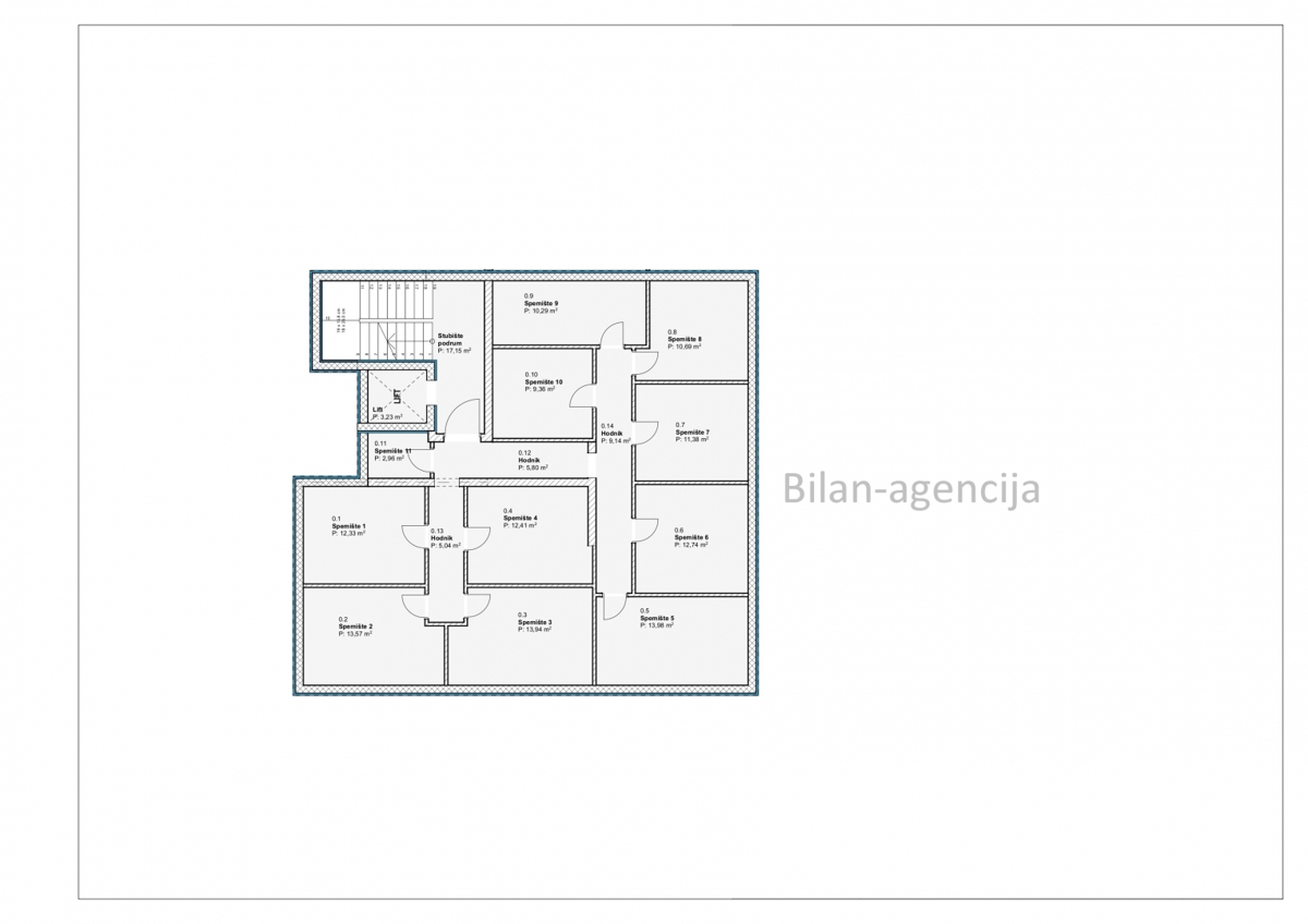 Vodica, stanovanje, 2. nadstropje, pogled na morje, dvigalo