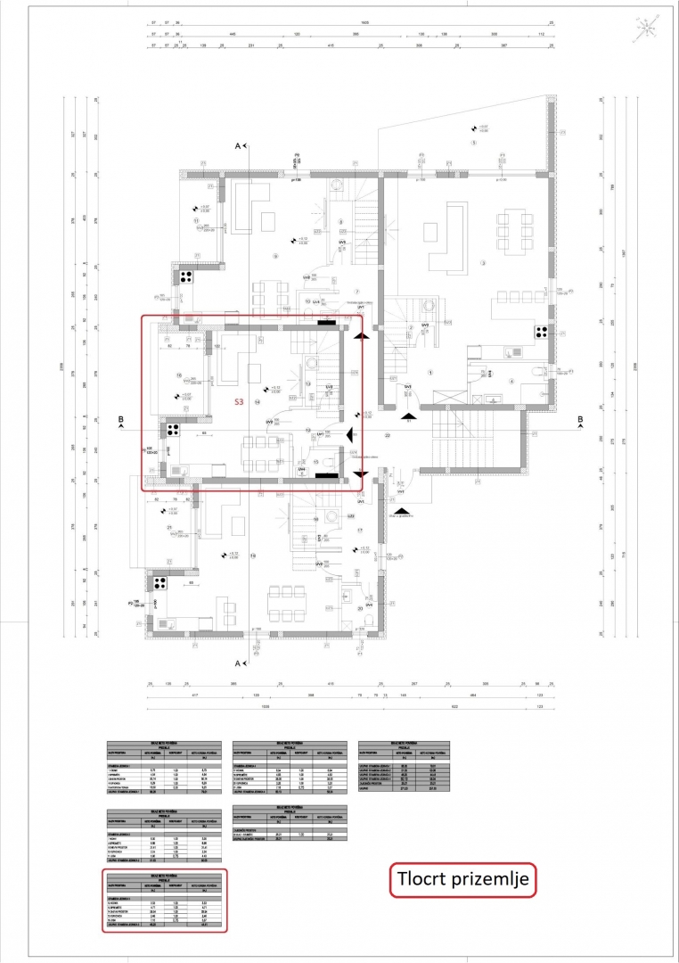 Apartma/Stanovanje Vodice, 112,61m2