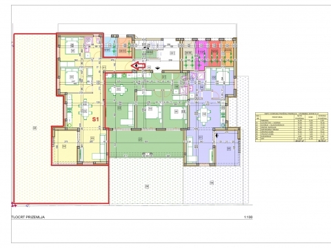 Apartma v gradnji, Vodice, Dalmacija