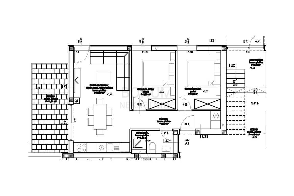 Apartma z dvoriščem v centru mesta, Vodice