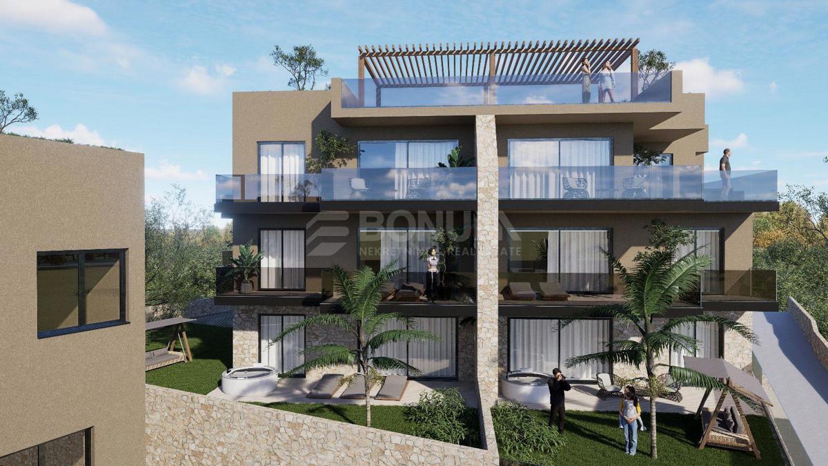 Apartma v prvi vrsti do morja, Sevid