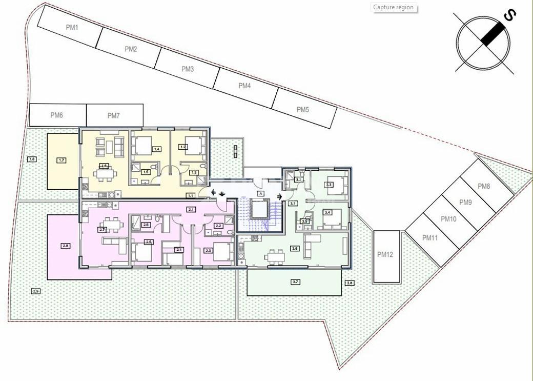 Ekskluziven penthouse s tremi spalnicami in strešno teraso, 50 m od morja – Srima pri Vodicah