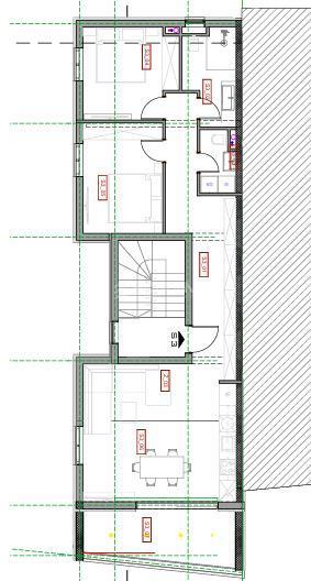 Brodarica – Dvosobni apartma v drugem nadstropju z ložo, 130 m od morja