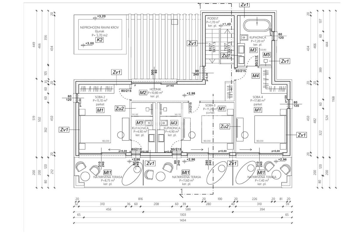 Moderna luksuzna vila z bazenom in pogledom na morje – Vinišće