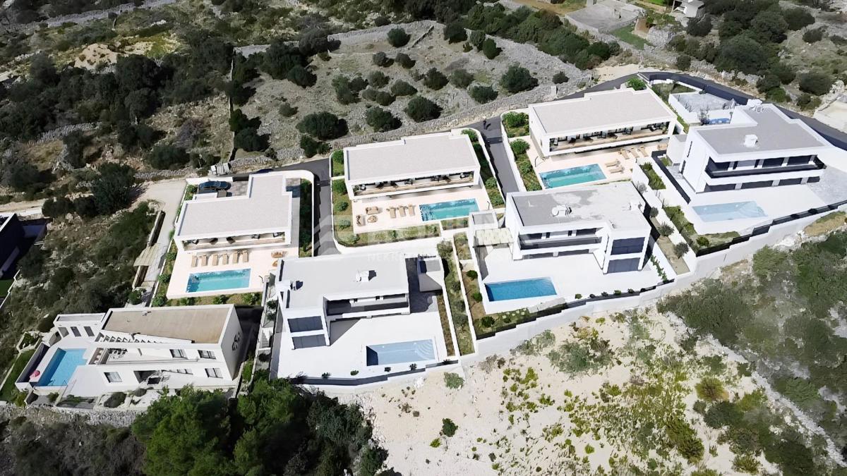 Moderna luksuzna vila z bazenom in pogledom na morje – Vinišće