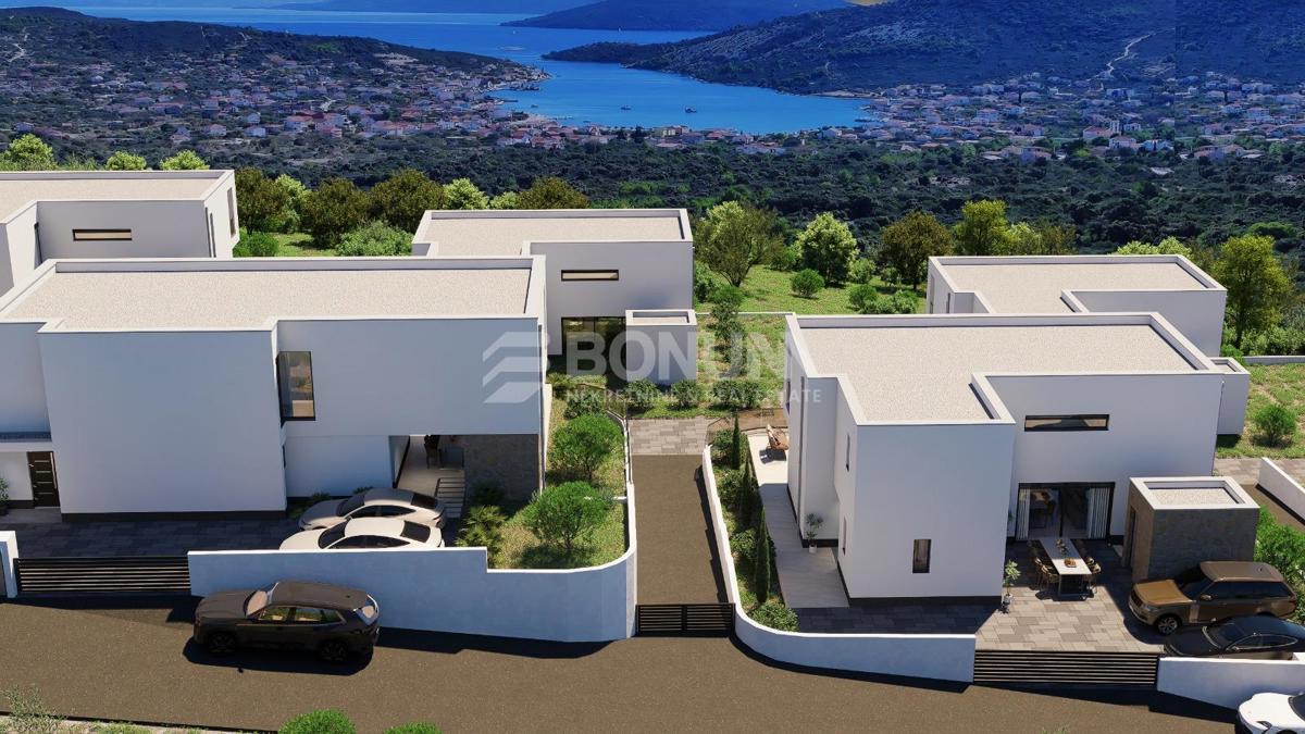 Moderna luksuzna vila z bazenom in pogledom na morje – Vinišće