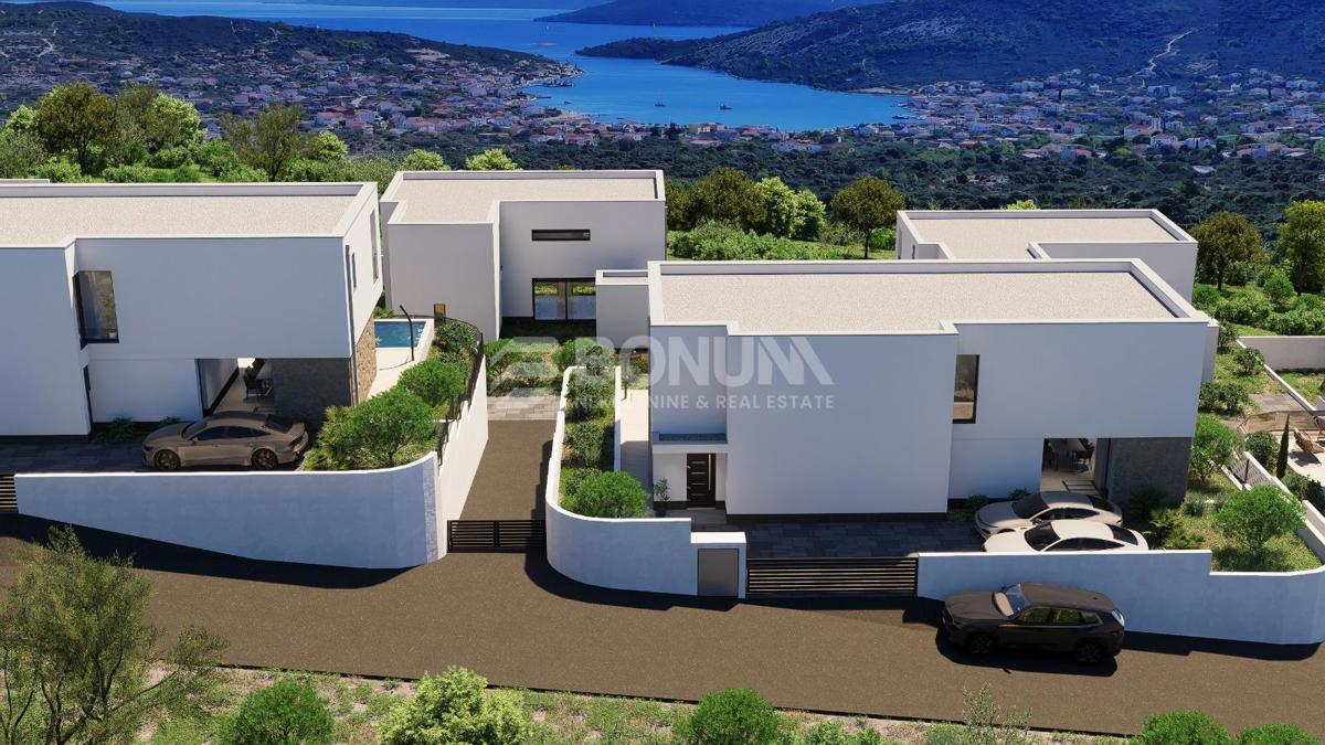 Moderna luksuzna vila z bazenom in pogledom na morje – Vinišće