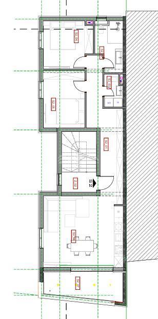 Brodarica – Prostoren dvosobni apartma z ložo v prvem nadstropju, 130 m od morja