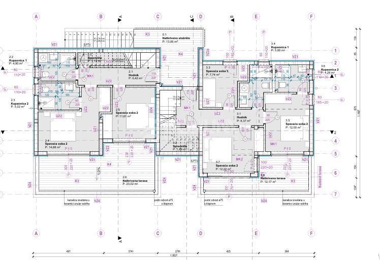 Tribunj – luksuzno dvoetažno stanovanje s panoramsko teraso