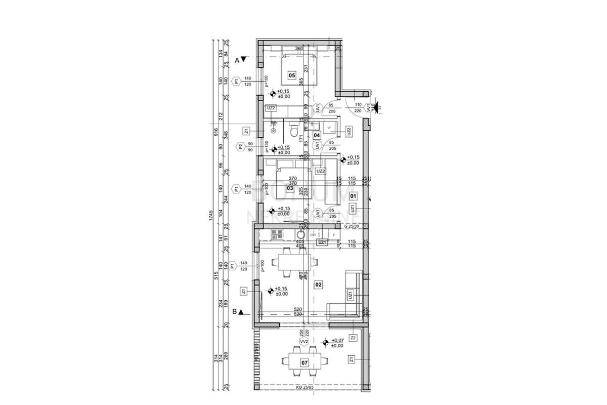 Odlično stanovanje v pritličju, Vodice