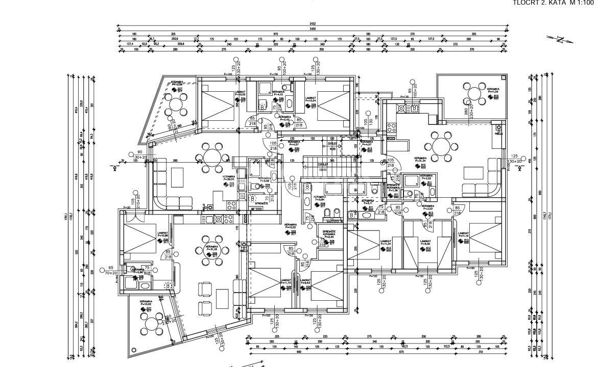 Čudovito stanovanje, drugo nadstropje, Tribunj