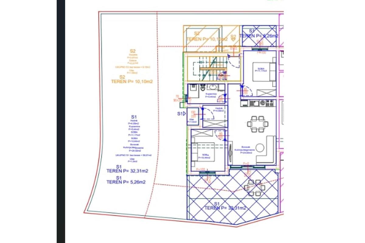 Apartma v mirni soseski, Vodice