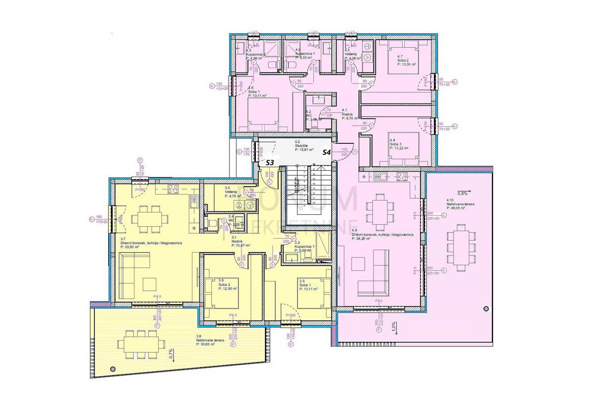  Novo stanovanje v bližini plaže in centra mesta, Tribunj