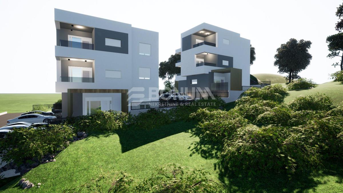 Enosobno stanovanje s teraso, pritličje – Žaborić, 400 m od morja