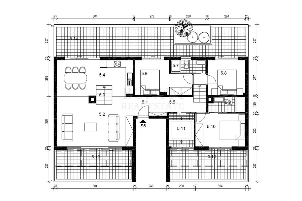 Prodaja se luksuzen apartma v Primoštenu s prekrasnim pogledom na more