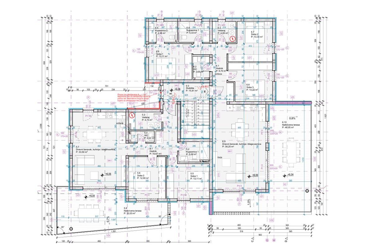  Apartma v novi stavbi, blizu plaže in centra mesta, Tribunj