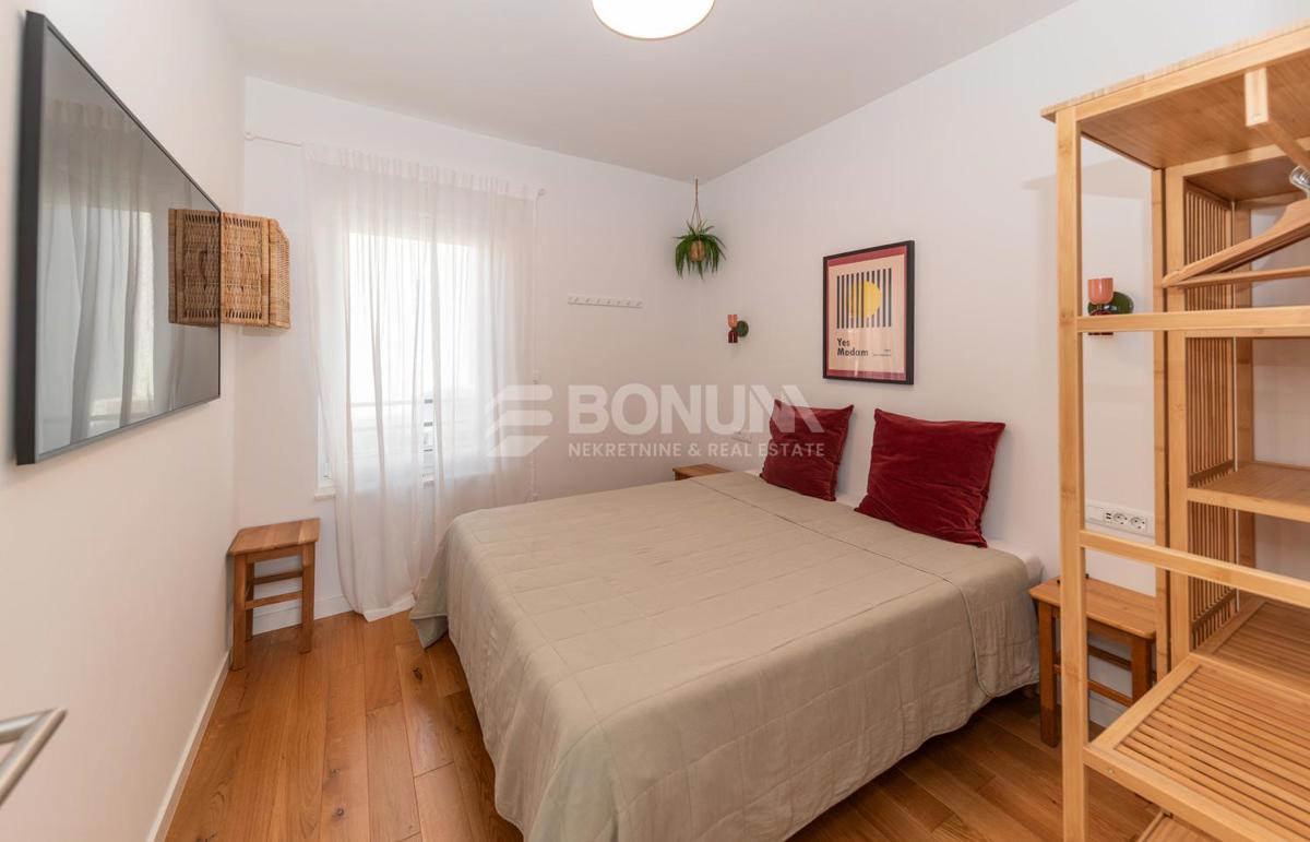 Popolnoma opremljeno dvosobno stanovanje s pogledom na morje – Žaborić