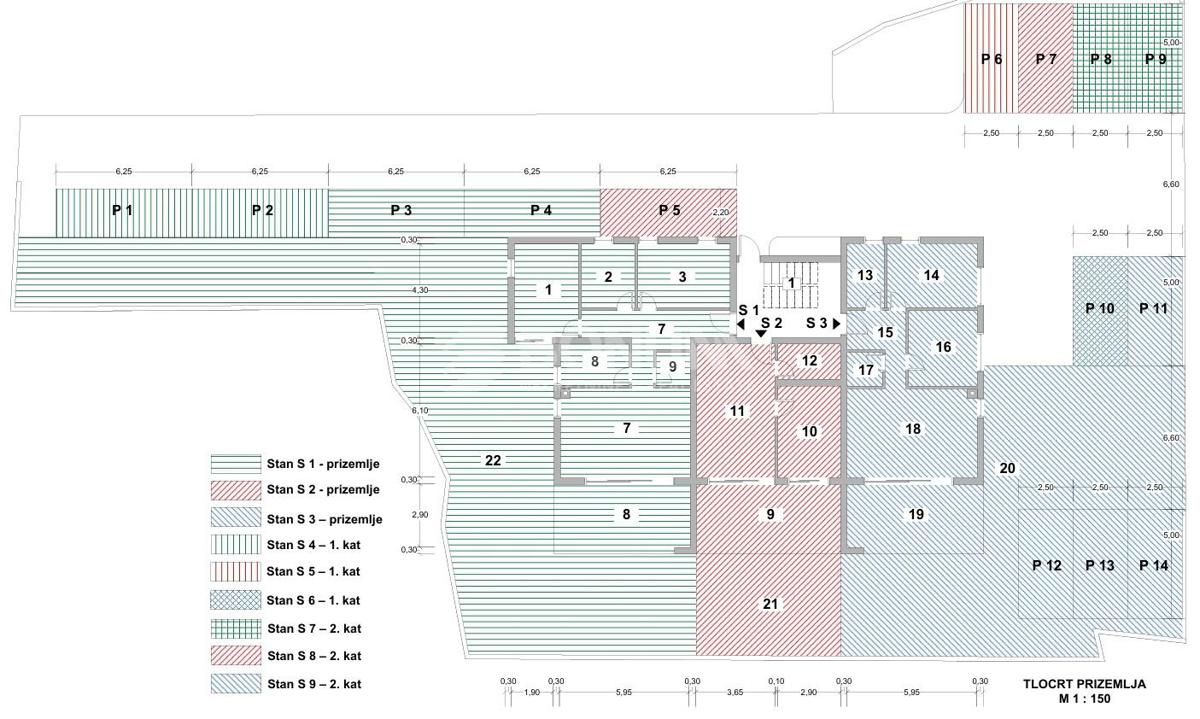 Srima, novogradnja – 2 spalnici, vrt 111 m², 3 parkirna mesta, blizu morja