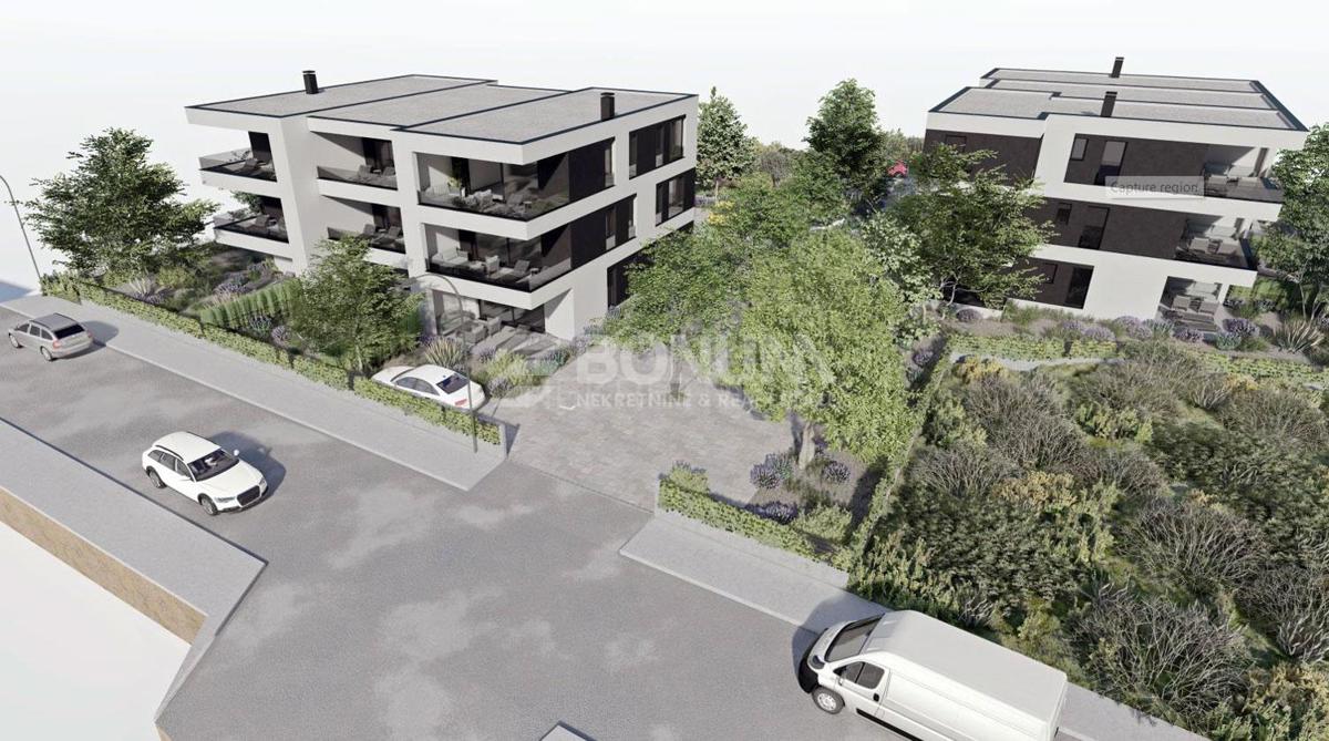 Srima, novogradnja – 2 spalnici, vrt 111 m², 3 parkirna mesta, blizu morja