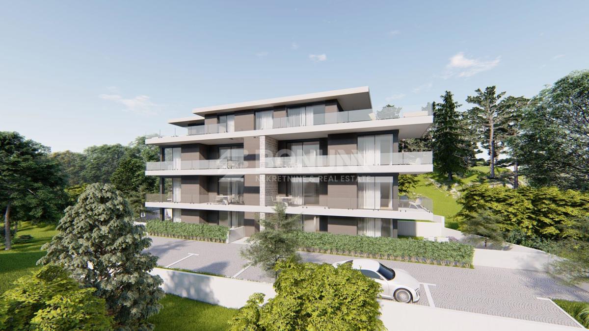 Apartma v drugem nadstropju s panoramskim pogledom na morje, novogradnja – Primošten Dolac