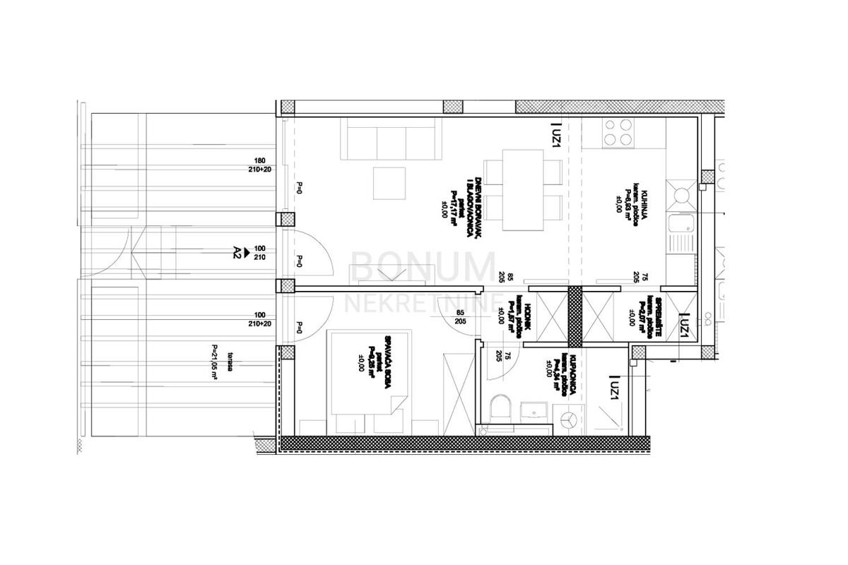Odlično stanovanje naprodaj v bližini plaže, Šibenik-Žaborić