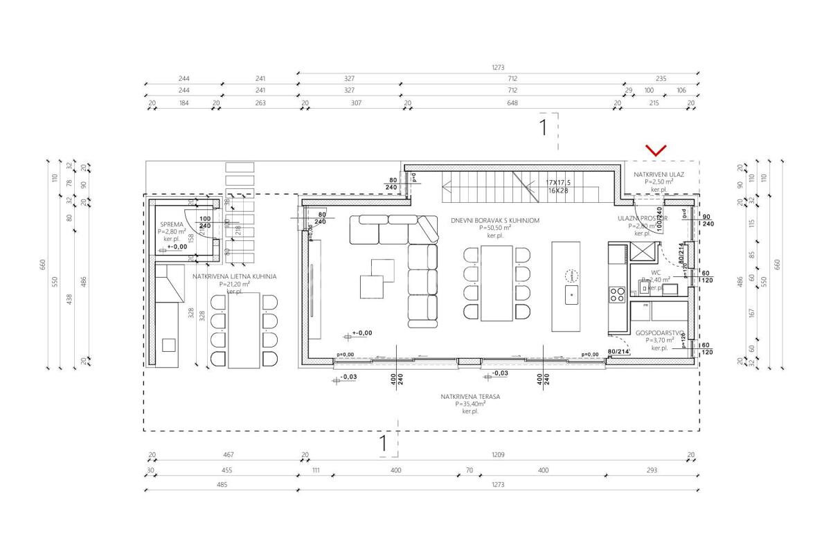 Prostorna moderna vila z bazenom, Vinišće