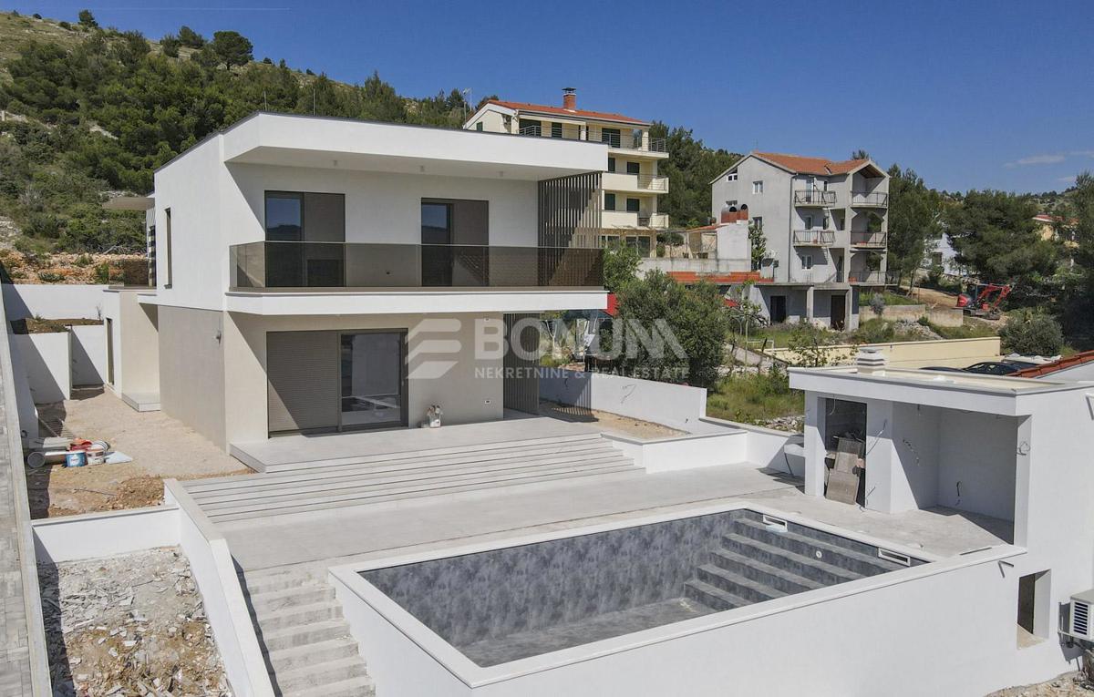 Moderna vila z bazenom in pogledom na morje, Šibenik-Žaborić