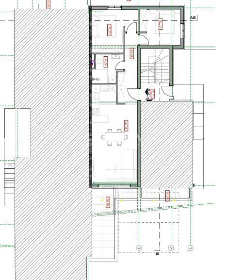 Brodarica – Prostoren trisobni apartma z vrtom v novogradnji, 130 m od morja