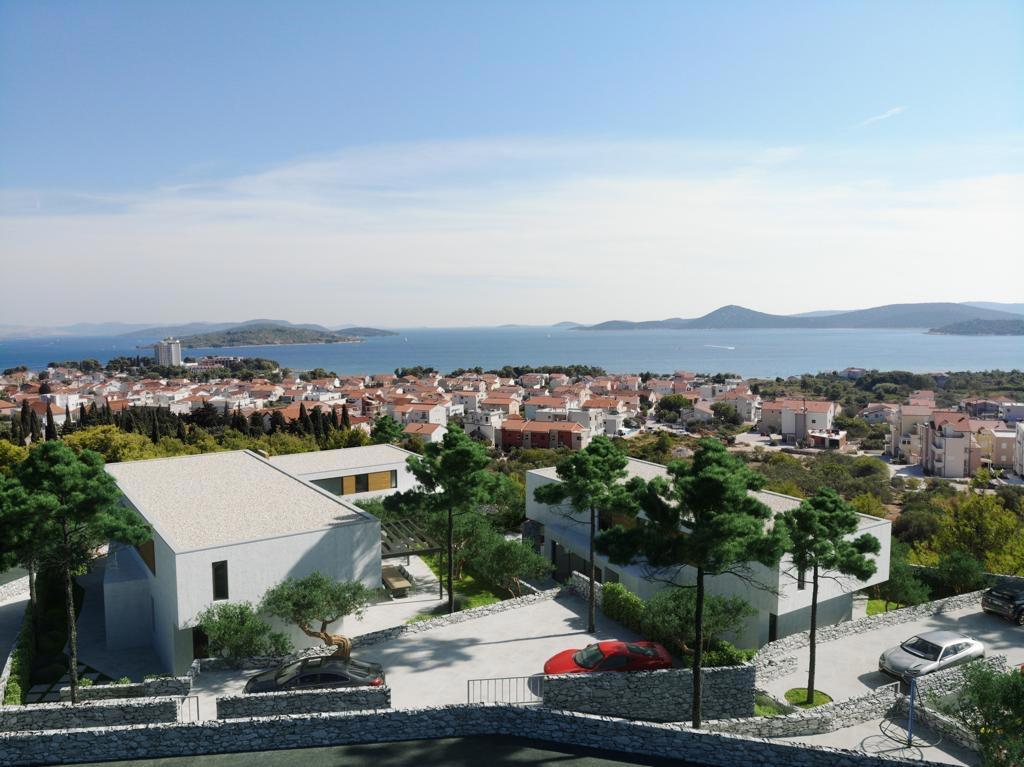 Moderna vila z bazenom in razgledom, Vodice