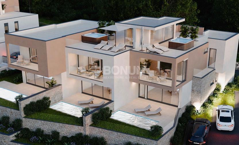 Luksuzna hiša z bazenom in strešno teraso, Vodice