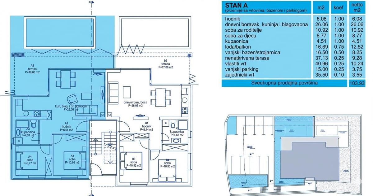 Vinjerac, 150 m do morja – moderen apartma z bazenom